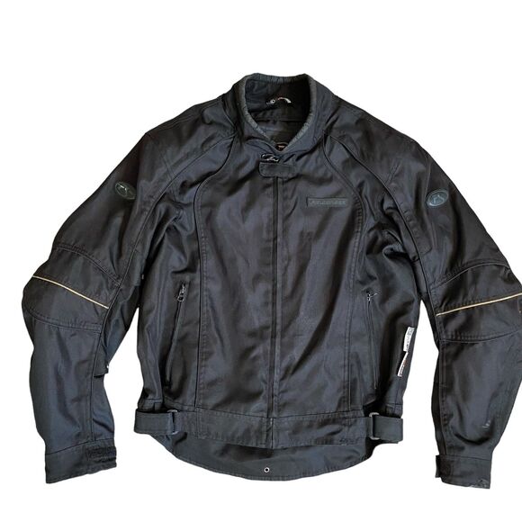 Fieldsheer Motorcycle Jacket Men's M Black Carbolex Armored Phoslite RainGuard - Picture 1 of 12